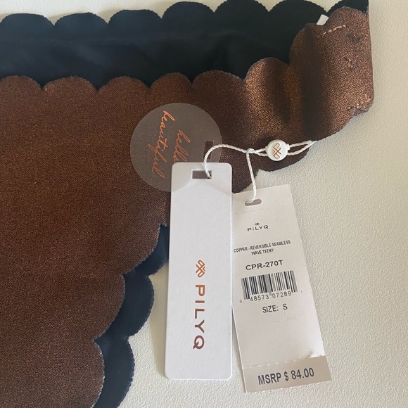 NWT PilyQ Copper Reversible Wave Bikini Bottoms - Picture 4 of 7